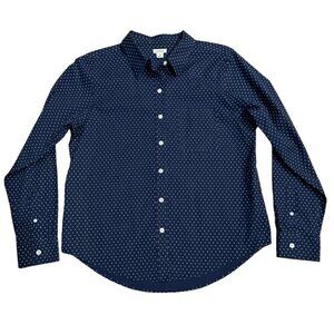 L.L. Bean Wrinkle-Free Pinpoint Oxford Shirt, Relaxed Fit, Long-Sleeve, SP